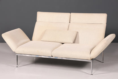Wunderschönes Designer Brühl Roro Sofa 2 Sitzer Couch Schlafsofa Designed by Roland Meyer-Brühl Gästebett