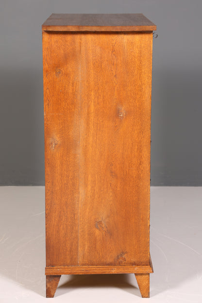 Wunderschöner Jugendstil Sekretär Gründerzeit Vertiko Antik Kommode um 1900 Eiche Massiv