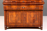 Beeindruckender Louis Philippe Sekretär Antik Rollladen Sekretär Nussbaum Schreibtisch Aufsatzsekretär