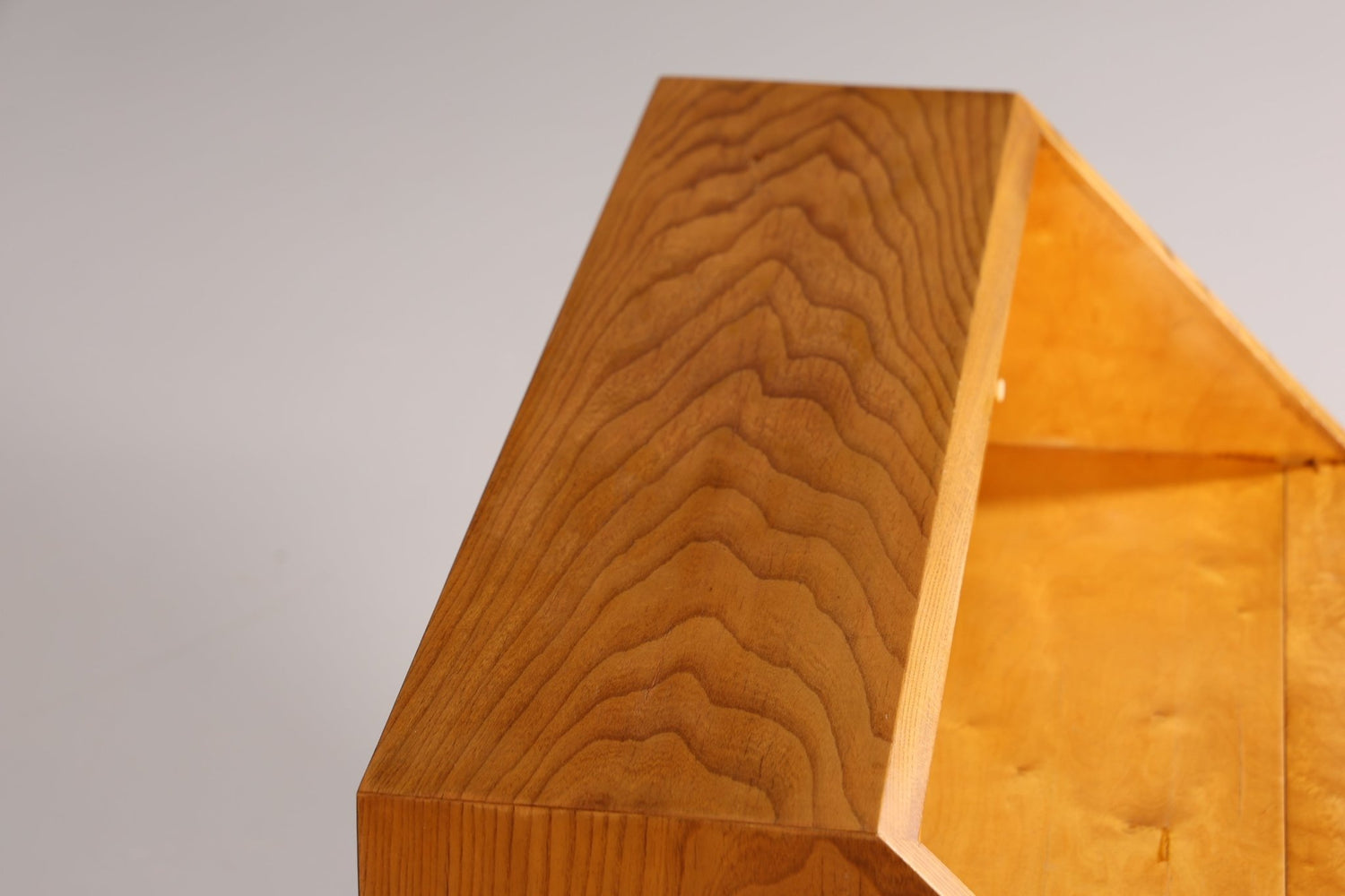 Schlichter Mid Century Sekretär Danish Design Retro Büro Schrank Vintage Büro Kommode