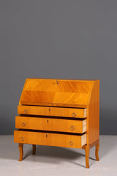 Stilvolle Mid Century Sekretär Danish Design Retro Büro Schrank Vintage Büro Kommode