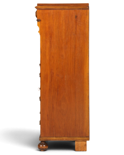 Stilvoller Gründerzeit Sekretär Vertiko Nussbaum Jugendstil Highboard Louis Philippe Kommode um 1880