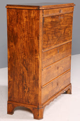 Stilvoller Louis Philippe Sekretär Vertiko Gründerzeit Kommode um 1880 Schreibkommode