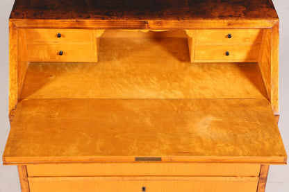 Stilvoller Sekretär um 1930 Büro Kommode echt Holz Sekretär Schreibtisch Kommode Secretary