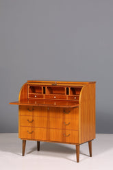 Wunderschöner Mid Century Rollladen Sekretär Danish Design Büro Schrank Büro Kommode