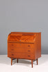 Wunderschöner Mid Century Rollladen Sekretär Danish Design Schreibtisch echt Holz  Schrank