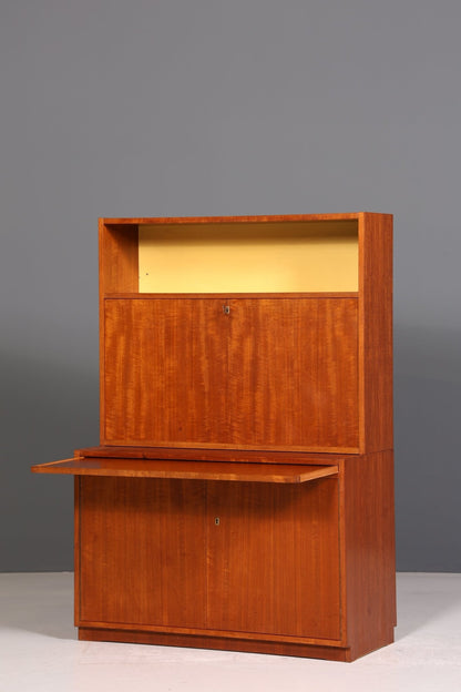 Wunderschöner Mid Century Schrank Vintage Highboard Sekretär Holz Regal Retro Vertiko 60s