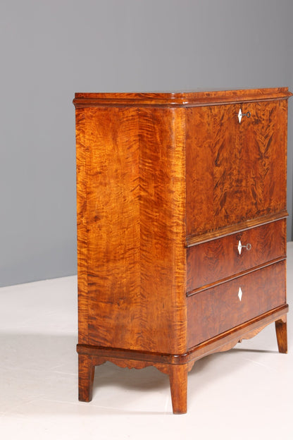 Wunderschöner Original Biedermeier Sekretär um 1860 Kommode Antik Bürokommode